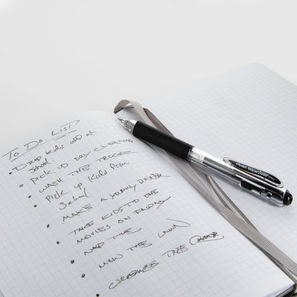 Wow! Gel Retractable Gel Pen, (0.7mm) Medium Line, Black Ink (K437-A)