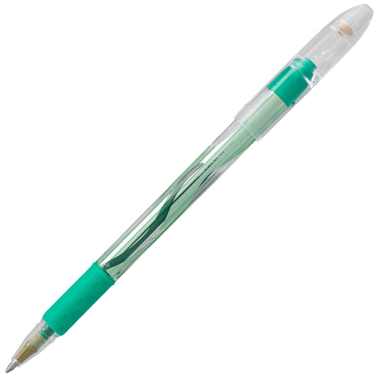 Sunburst Metallic Gel Pen, Medium Line, Permanent Green Ink (K908-MD)