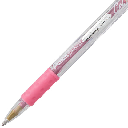 Sunburst Metallic Gel Pen, Medium Line, Permanent Pink Ink (K908-MP)
