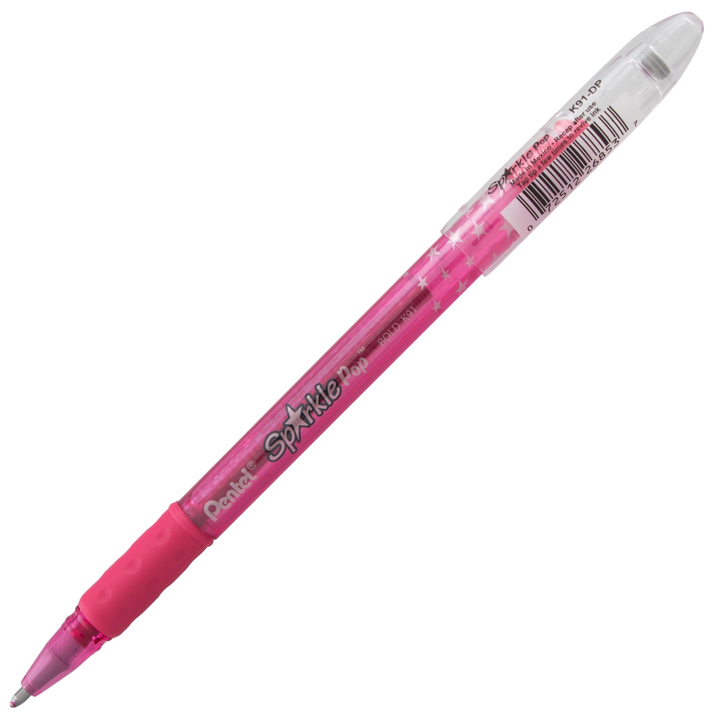 Sparkle Pop Metallic Gel Pen, (1.0mm) Bold Line, Pink-Pink (K91-DP)