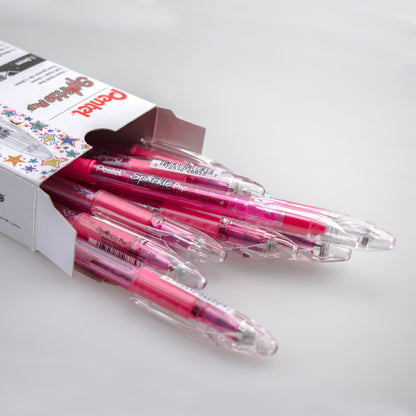 Sparkle Pop Metallic Gel Pen, (1.0mm) Bold Line, Pink-Pink (K91-DP)