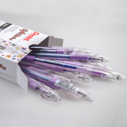 Sparkle Pop Metallic Gel Pen, (1.0mm) Bold Line, Violet-Blue Ink (K91-DV)