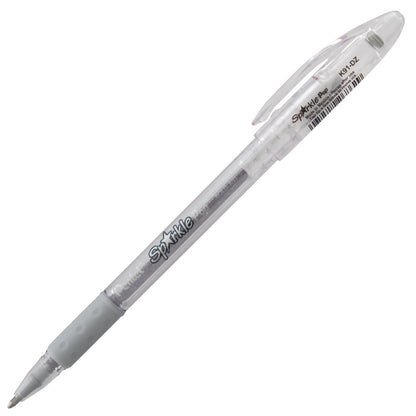 Sparkle Pop Metallic Gel Pen, (1.0mm) Bold Line, Silver-Silver (K91-DZ)