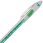 Solar Pop Neon Gel Pen, (0.6mm) Medium Line, Lime Green Ink (K96-K)
