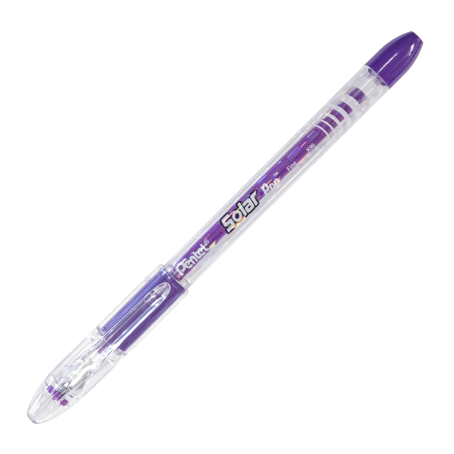 Solar Pop Neon Gel Pen, (0.6mm) Medium Line, Violet Ink (K96-V)