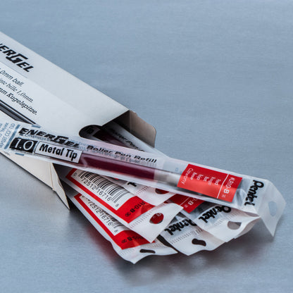 Refill Ink - For EnerGel Gel Pen 1.0mm Metal Tip, Bold, Red Ink (LR10-B)