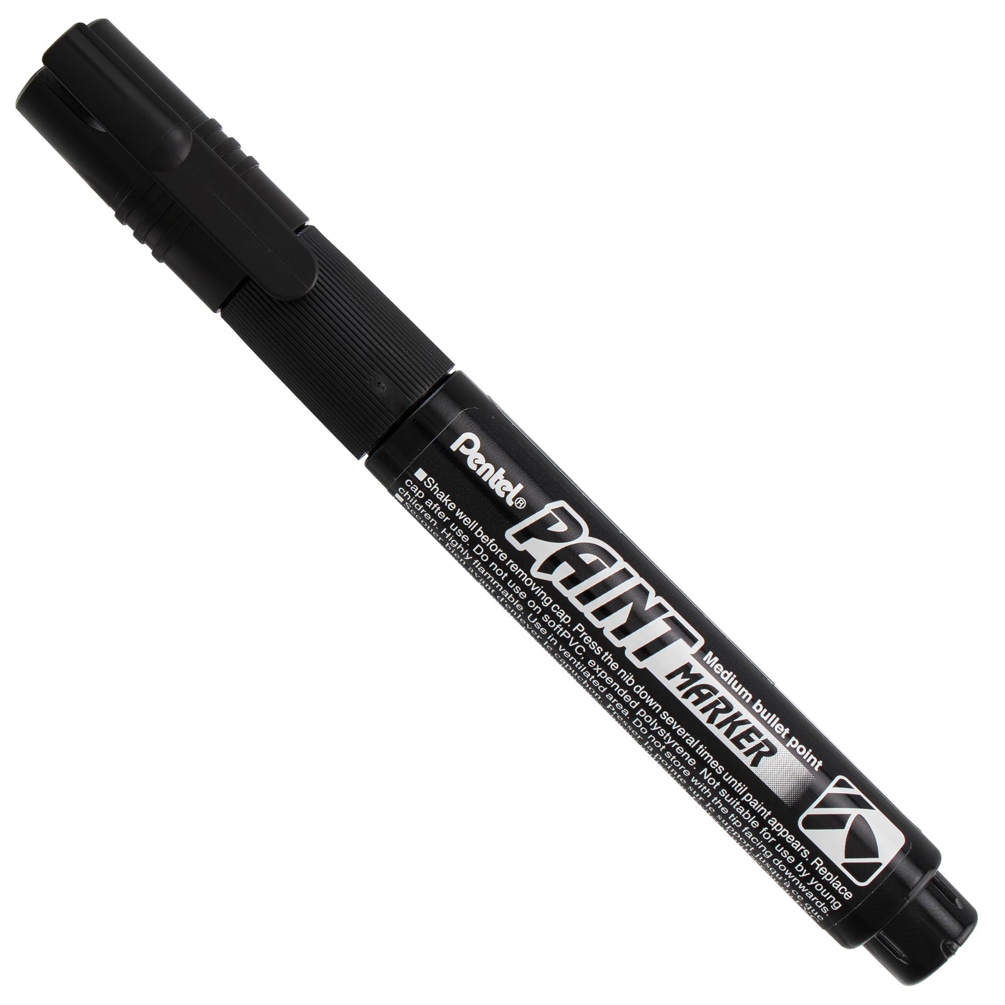 Paint Markers, Medium Bullet Point, Black Ink (MMP20-A)