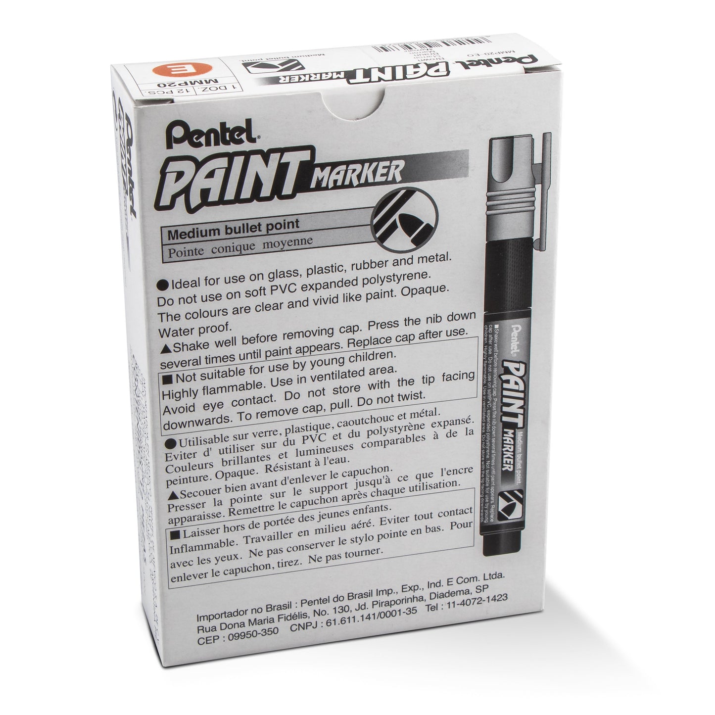 Paint Markers, Medium Bullet Point, Brown Ink (MMP20-E)
