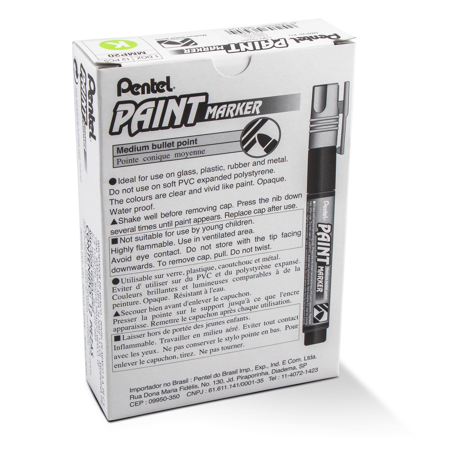 Paint Markers, Medium Bullet Point, Light Green Ink (MMP20-K)