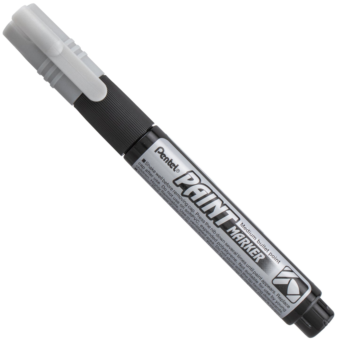 Paint Markers, Medium Bullet Point, Silver Ink (MMP20-Z)