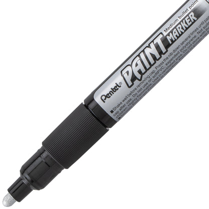 Paint Markers, Medium Bullet Point, Silver Ink (MMP20-Z)