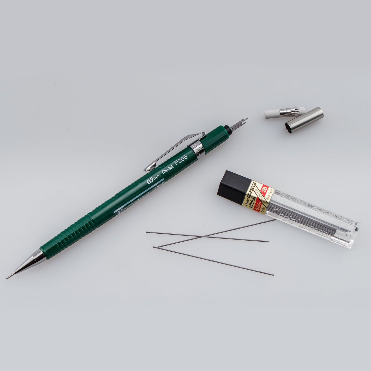 Sharp Mechanical Pencil (0.5mm), Green Barrel (P205D)
