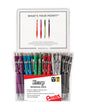 Sharp Mechanical Pencil, (0.5mm) Metallic Barrels, Assorted Barrel Colors (B/C/D/N/V/Z), Display - 108 Pieces (P205M-9)