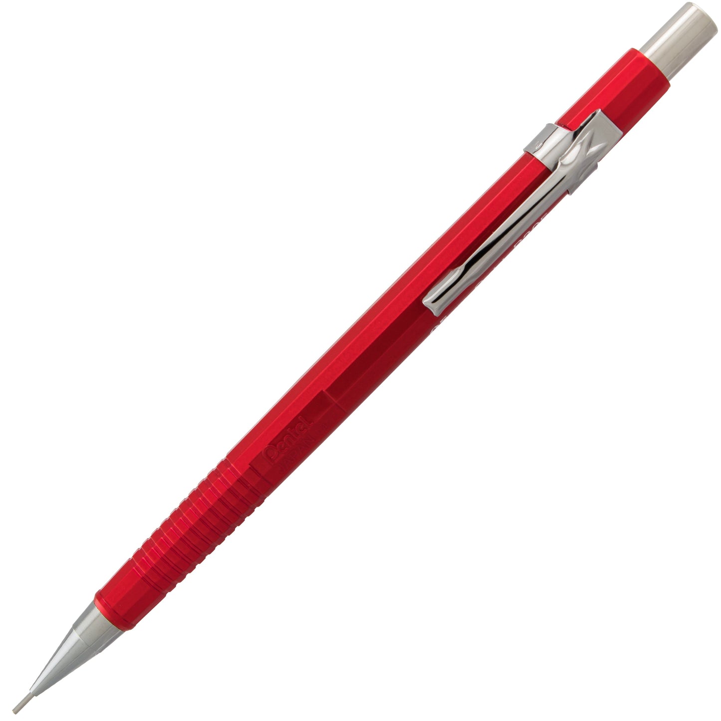 Sharp Mechanical Pencil, (0.5mm), Metallic Red Barrel (P205MB)