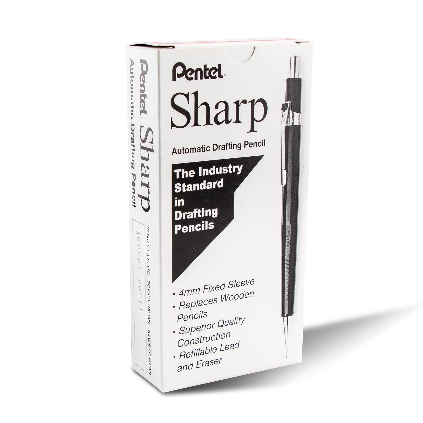 Sharp Mechanical Pencil, (0.5mm), Metallic Red Barrel (P205MB)
