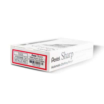 Sharp Mechanical Pencil, (0.5mm), Metallic Red Barrel (P205MB)