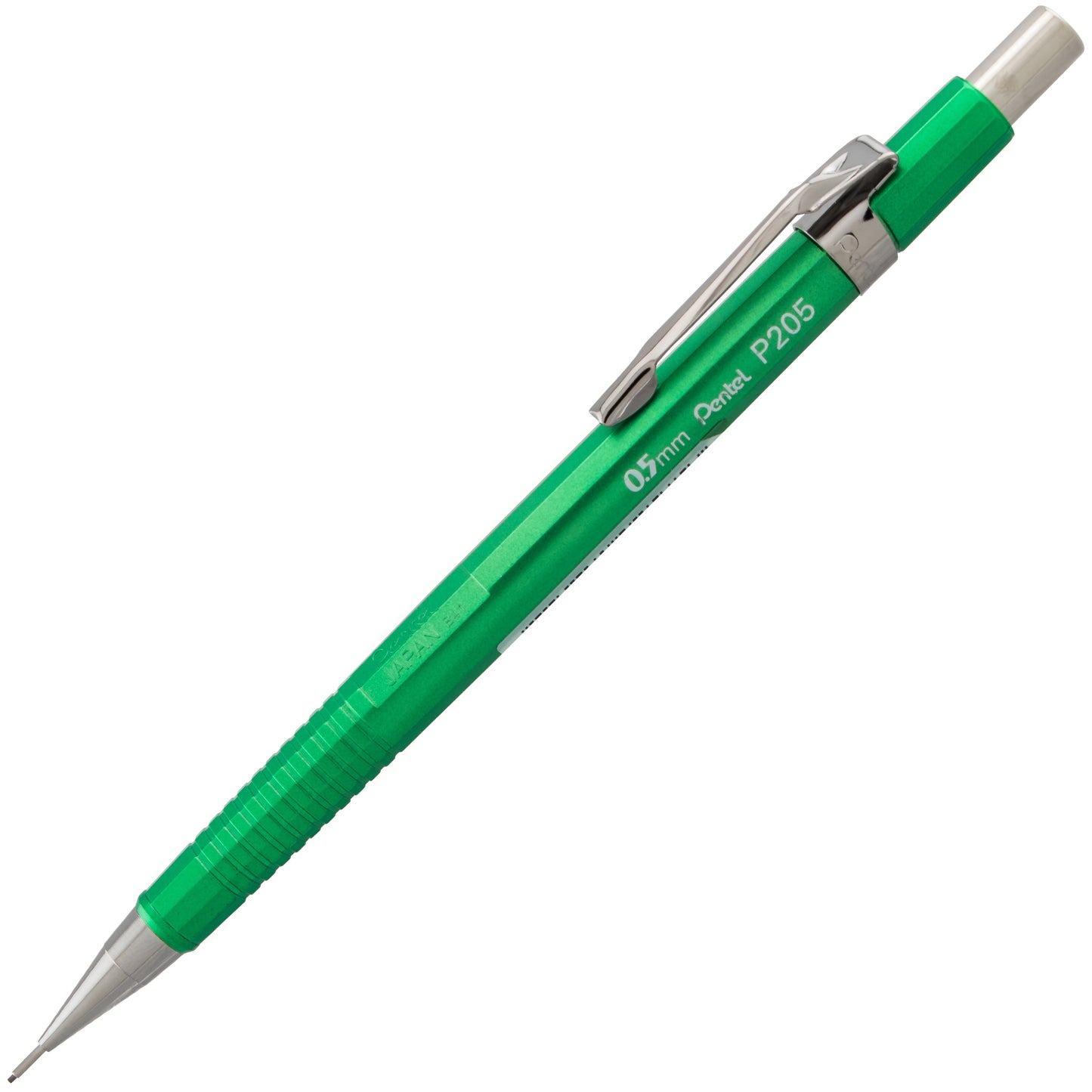 Sharp Mechanical Pencil, (0.5mm), Metallic Green Barrel (P205MD)