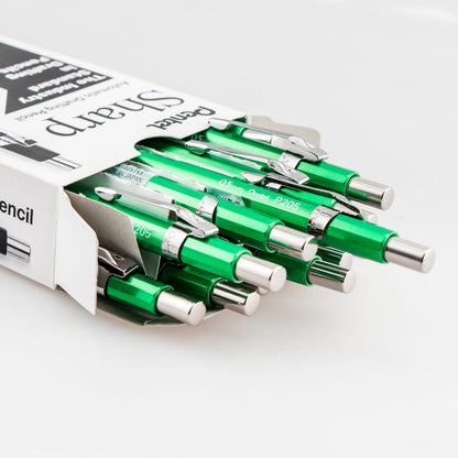 Sharp Mechanical Pencil, (0.5mm), Metallic Green Barrel (P205MD)