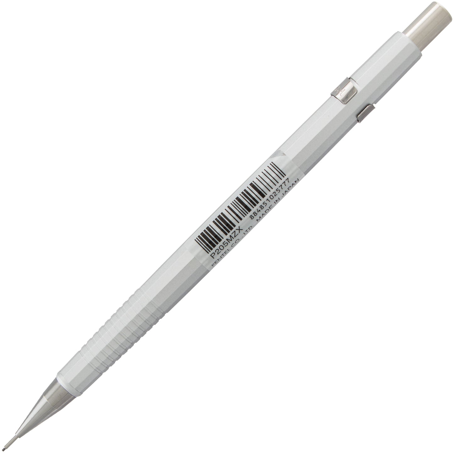 Sharp Mechanical Pencil, (0.5mm), Metallic Silver Barrel (P205Z)