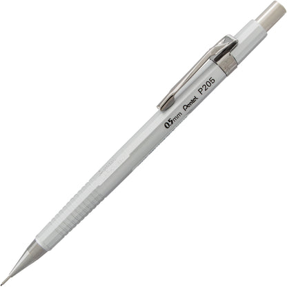 Sharp Mechanical Pencil, (0.5mm), Metallic Silver Barrel (P205Z)