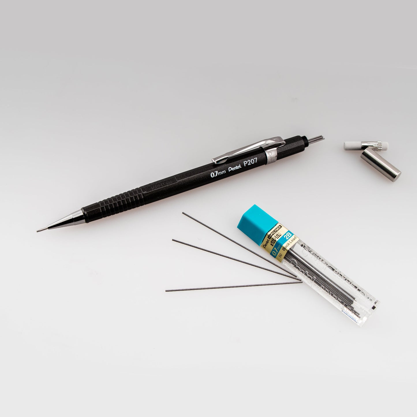 Sharp Mechanical Pencil (0.7mm) Metallic Graphite Barrel (P207MN)