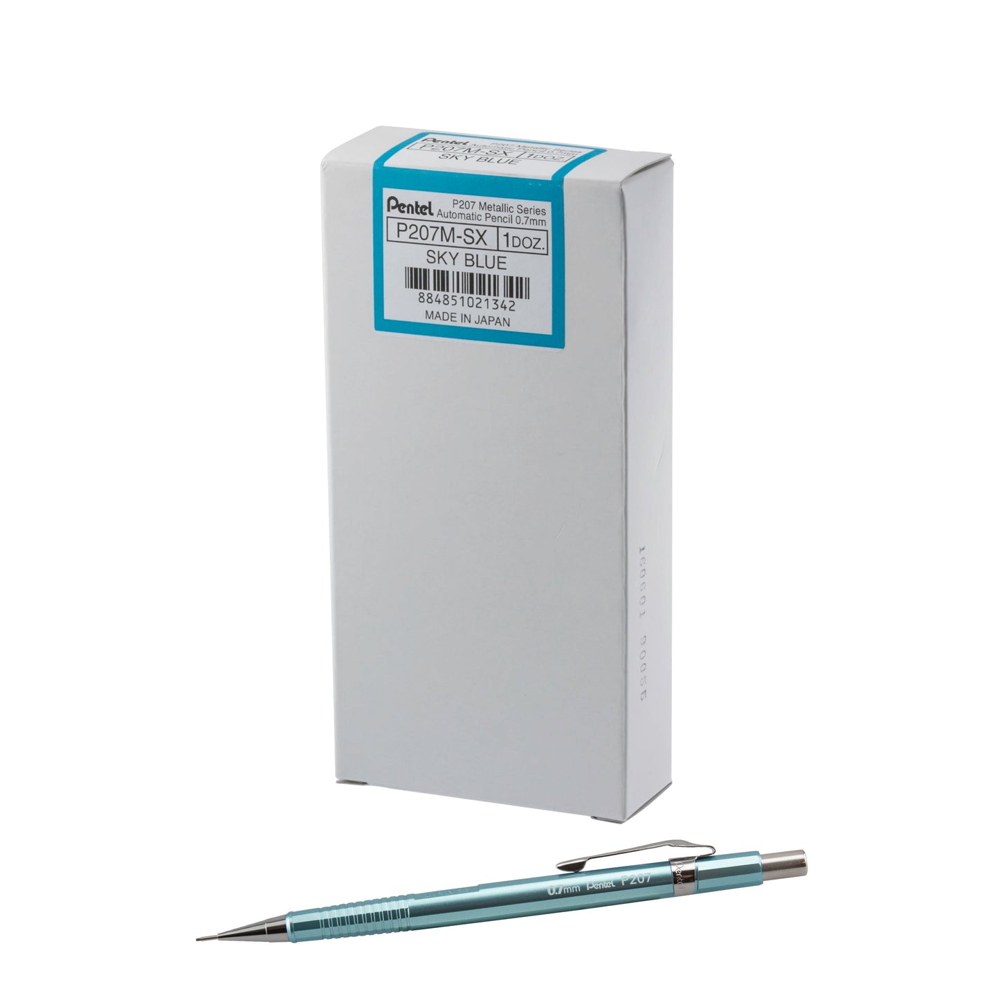 Sharp Mechanical Pencil (0.7mm) Metallic Sky Blue Barrel (P207MS)