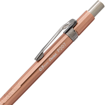 Sharp Mechanical Pencil (0.7mm) Metallic Copper Barrel (P207MY)
