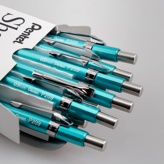 Sharp Mechanical Pencil, (0.9mm), Metallic Bluish Green Barrel (P209MK)