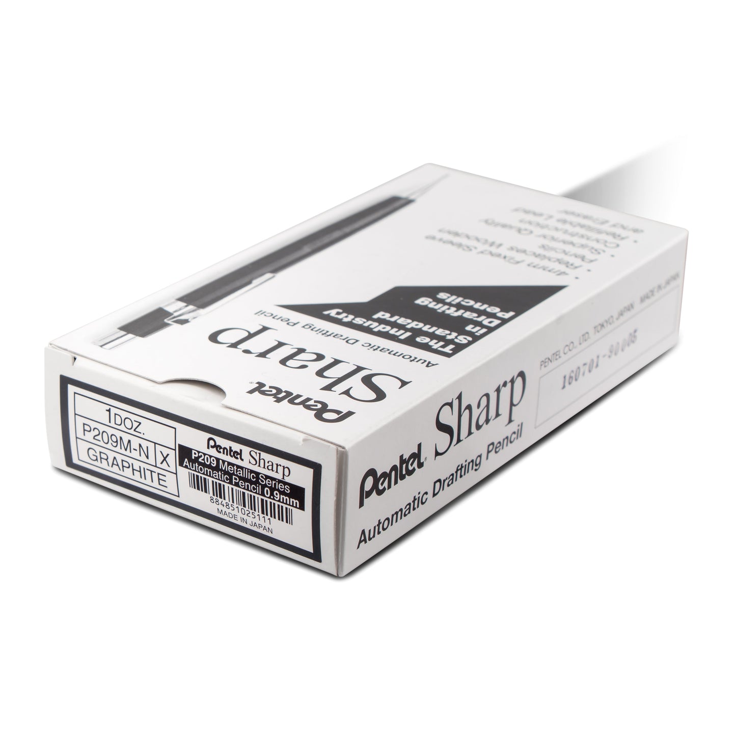Sharp Mechanical Pencil, (0.9mm), Metallic Graphite Barrel (P209MN)