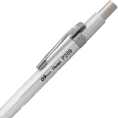Sharp Mechanical Pencil, (0.9mm), Metallic Silver Barrel (P209Z)