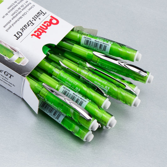 Twist-Erase GT (0.5mm) 1-CLICK Mechanical Pencil Transparent Lime Green (QE205K)