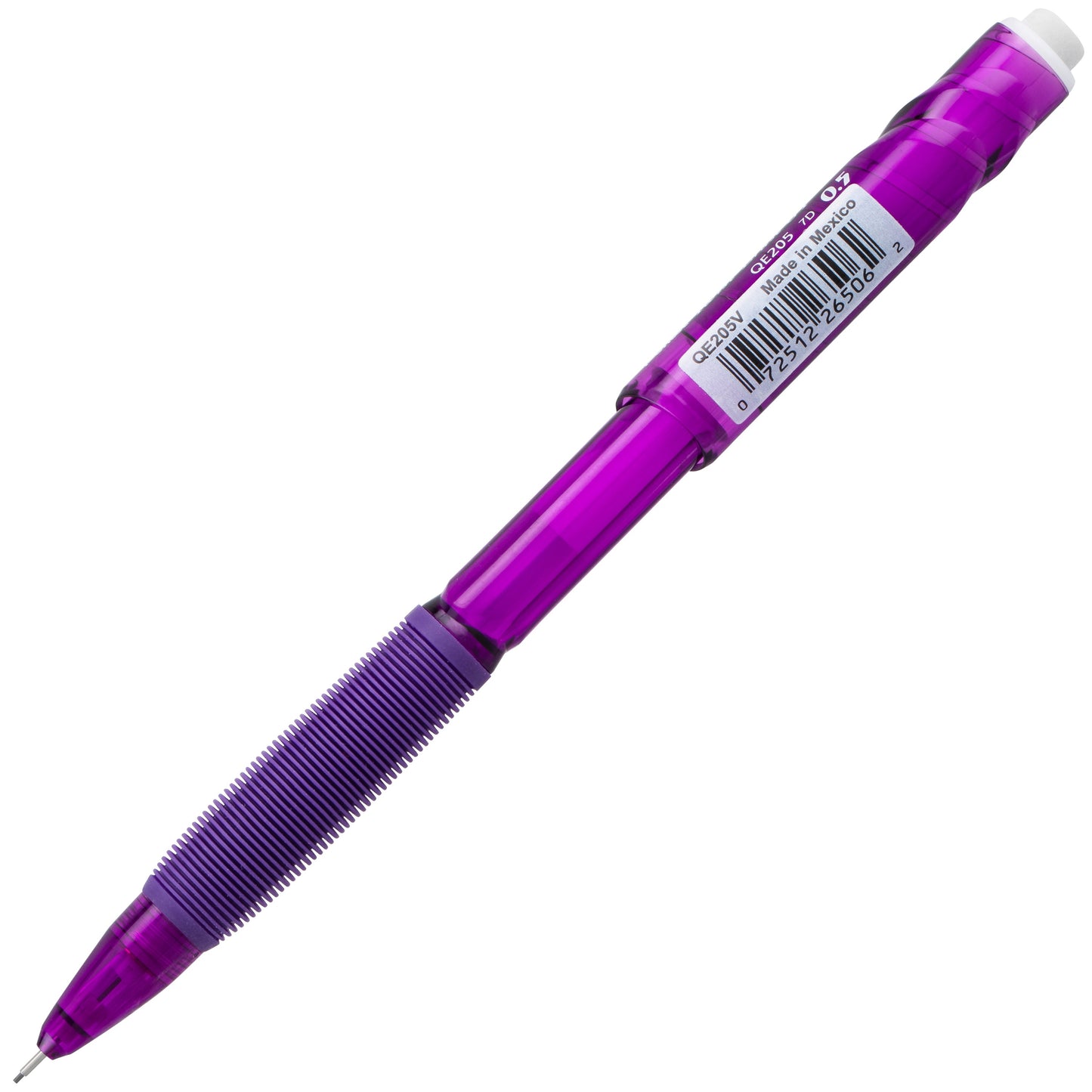 Twist-Erase GT (0.5mm) 1-CLICK Mechanical Pencil Transparent Violet (QE205V)