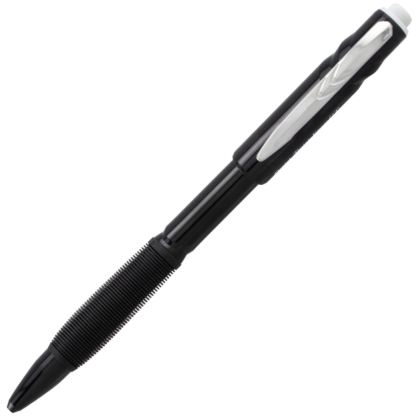 Twist-Erase GT (0.7mm) 1-CLICK Mechanical Pencil Transparent Black (QE207A)