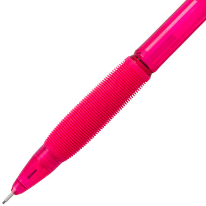 Twist-Erase GT (0.7mm) 1-CLICK Mechanical Pencil Transparent Fuschia Pink (QE207P)