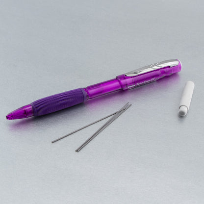 Twist-Erase GT (0.7mm) 1-CLICK Mechanical Pencil Transparent Purple (QE207V)