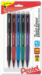Twist-Erase EXPRESS Mechanical Pencil (0.7mm) Assorted Barrel Colors (A/B/C/D/V) 5-Pk (QE417FBP5M)