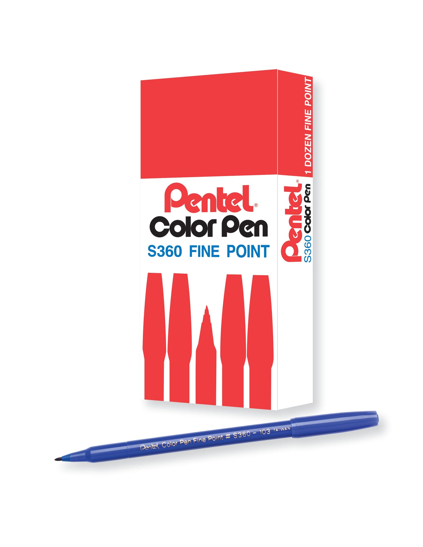 Pentel Arts Color Pen Blue (S360-103)