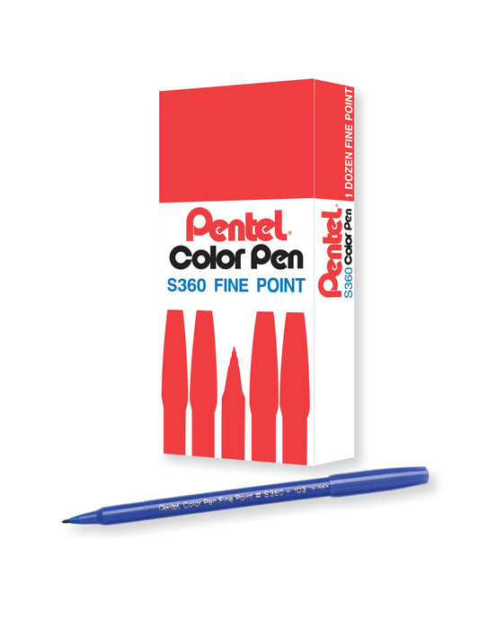 Pentel Arts Color Pen Blue (S360-103)