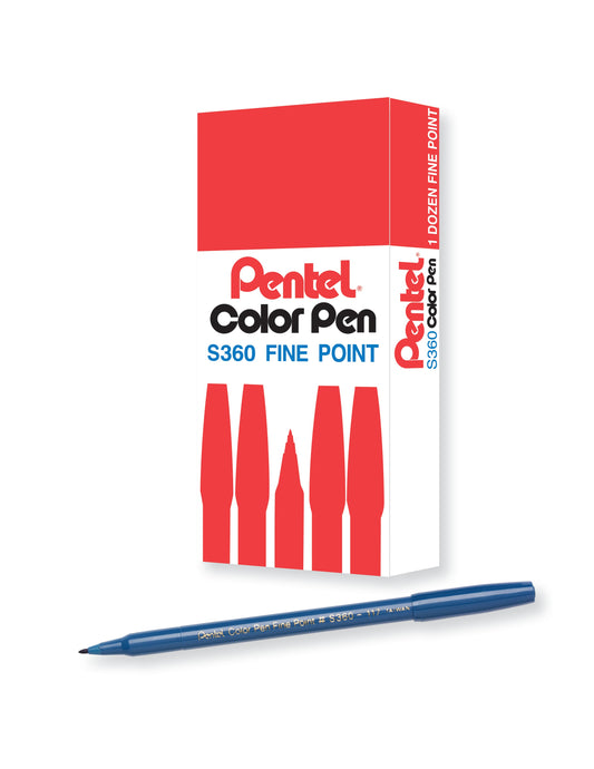 Pentel Arts Color Pen Steel Blue (S360-117)