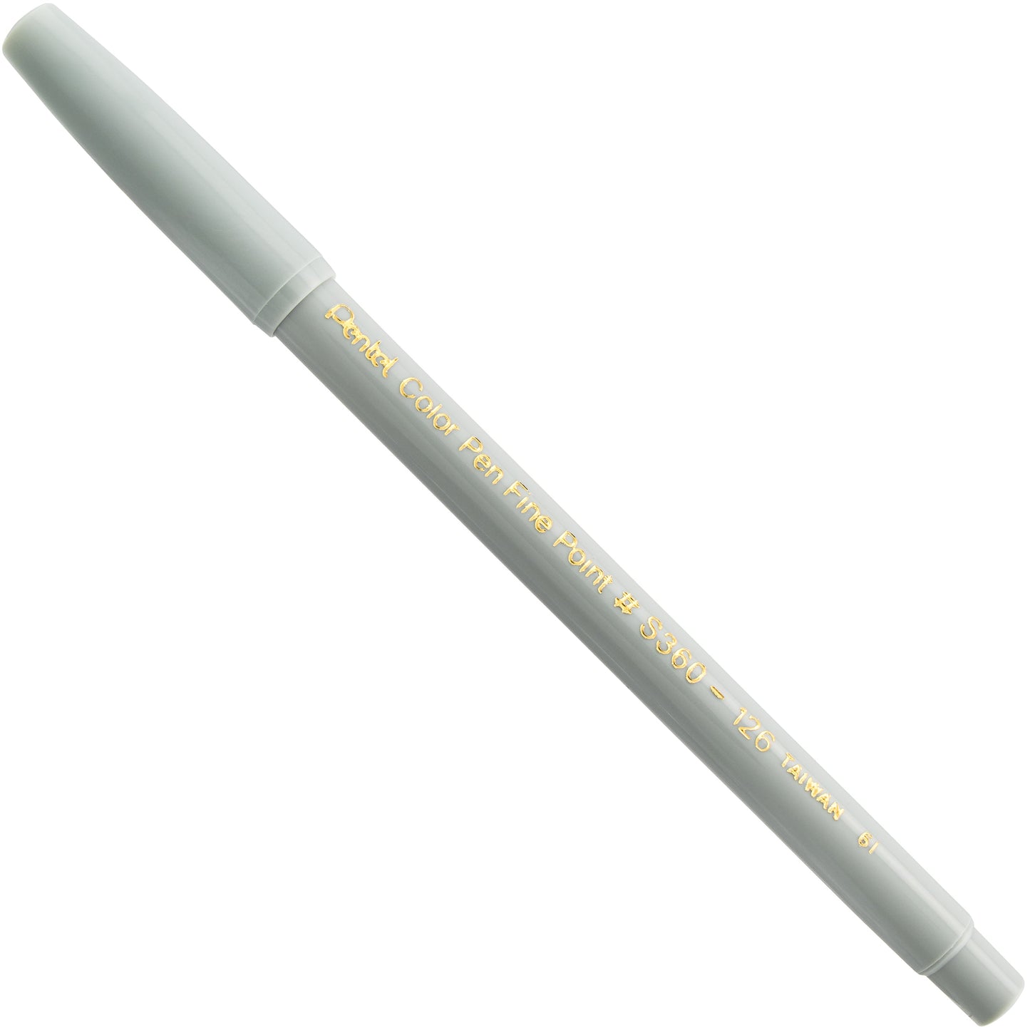 Pentel Arts Color Pen Silver Gray (S360-126)