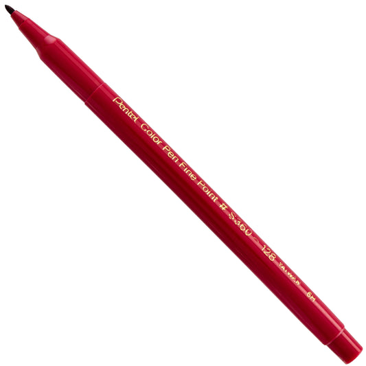 Pentel Arts Color Pen Dark Red (S360-128)