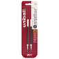 uniball™ 207 Retractable Gel Pen Refills, Medium Point (0.7mm), Black, 2 Pack