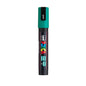 uni® POSCA PC-3M Water-Based Paint Markers, Reversible Fine Tip (0.9-1.3mm), Emerald Green